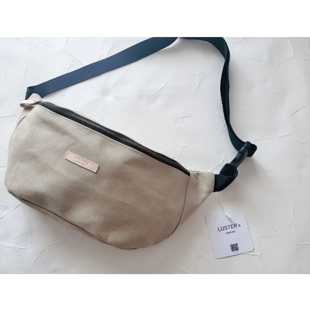 帆布ボディバッグ ベージュ