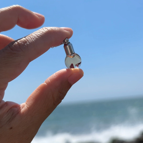 メモリーオイル ミニ香水瓶 龍 鳳凰 エネルギー お守りネックレス