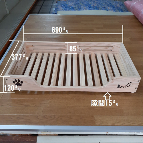 ペット用 ソファーベッド 手作り 天然木製 ハンドメイドベッド かわいい ペット用 ソファーベッド 手作り 天然木製