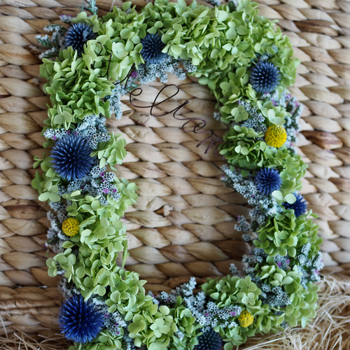 アナベルリース アジサイ（アナベル）リース グリーン20cm | relaxtime-tsunan