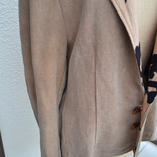 藍染 酒袋 リメイク ジャケット