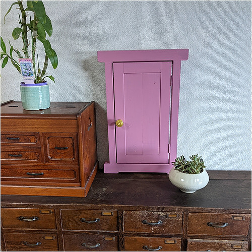 フェイク扉 ドアーのオーナメントオブジェ カラー S【どこでもドア