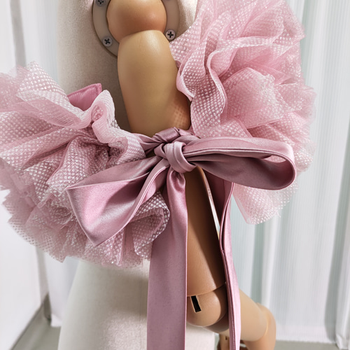 送料無料！取り外しオフショルダー リボン 可愛い プリンセスライン  