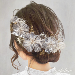 coussinet クシネ　ブライダル　ヘアパーツ　ウェディング　前撮り Amazon | [B'sweet] ウェディング アクセサリー ヘアアクセ