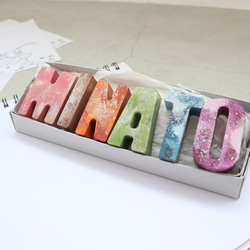 ハート型マーブルクレヨン 各種 ハートマーブルクレヨン10個セット おもちゃ・人形 NameCrayons