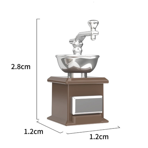 ミニチュア コーヒーミル 手動 手挽き 1点 ドールハウス インテリア