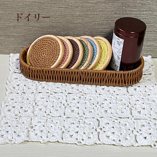 B☘️1☘️ティッシュカバー マルチカバー ドイリー 3Way