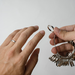 銅製 リング｜6mm  自分で磨ける無垢アクセサリー 5~36号 〈純銅〉　銅ブレスレット 7枚目の画像