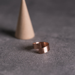 銅製 リング｜6mm  自分で磨ける無垢アクセサリー 5~36号 〈純銅〉　銅ブレスレット 4枚目の画像