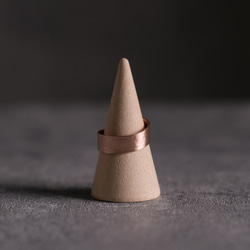 銅製 リング｜6mm  自分で磨ける無垢アクセサリー 5~36号 〈純銅〉　銅ブレスレット 2枚目の画像