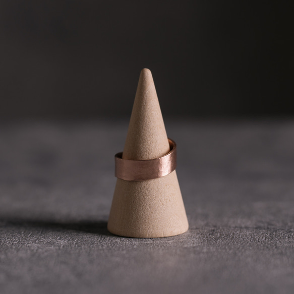 銅製 リング｜6mm  自分で磨ける無垢アクセサリー 5~36号 〈純銅〉　銅ブレスレット 2枚目の画像