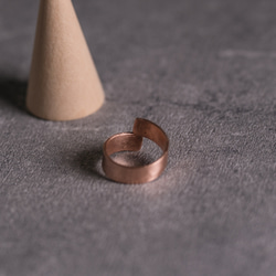 銅製 リング｜6mm  自分で磨ける無垢アクセサリー 5~36号 〈純銅〉　銅ブレスレット 5枚目の画像
