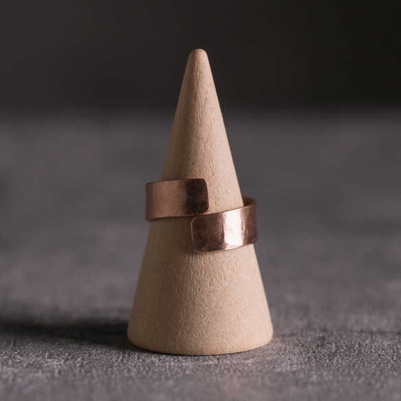 銅製 リング｜6mm  自分で磨ける無垢アクセサリー 5~36号 〈純銅〉　銅ブレスレット 1枚目の画像