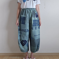 着物リメイク 手作り いろいろな浴衣 パッチワーク ワンピース 前開き