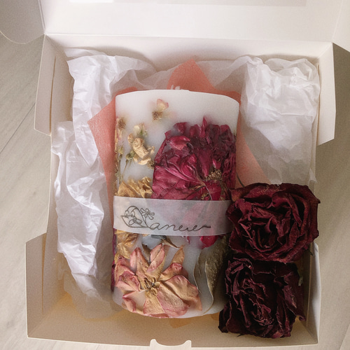 ボタニカルキャンドル M long キャンドル・キャンドルホルダー anew