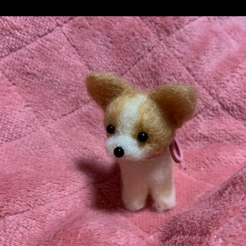 ちびもか様専用 羊毛フェルト チワワ ハンドメイド 犬 置物