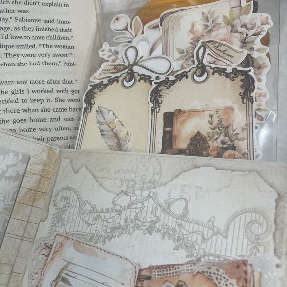 Junkjournal*コラージュジャーナル『春の天使』