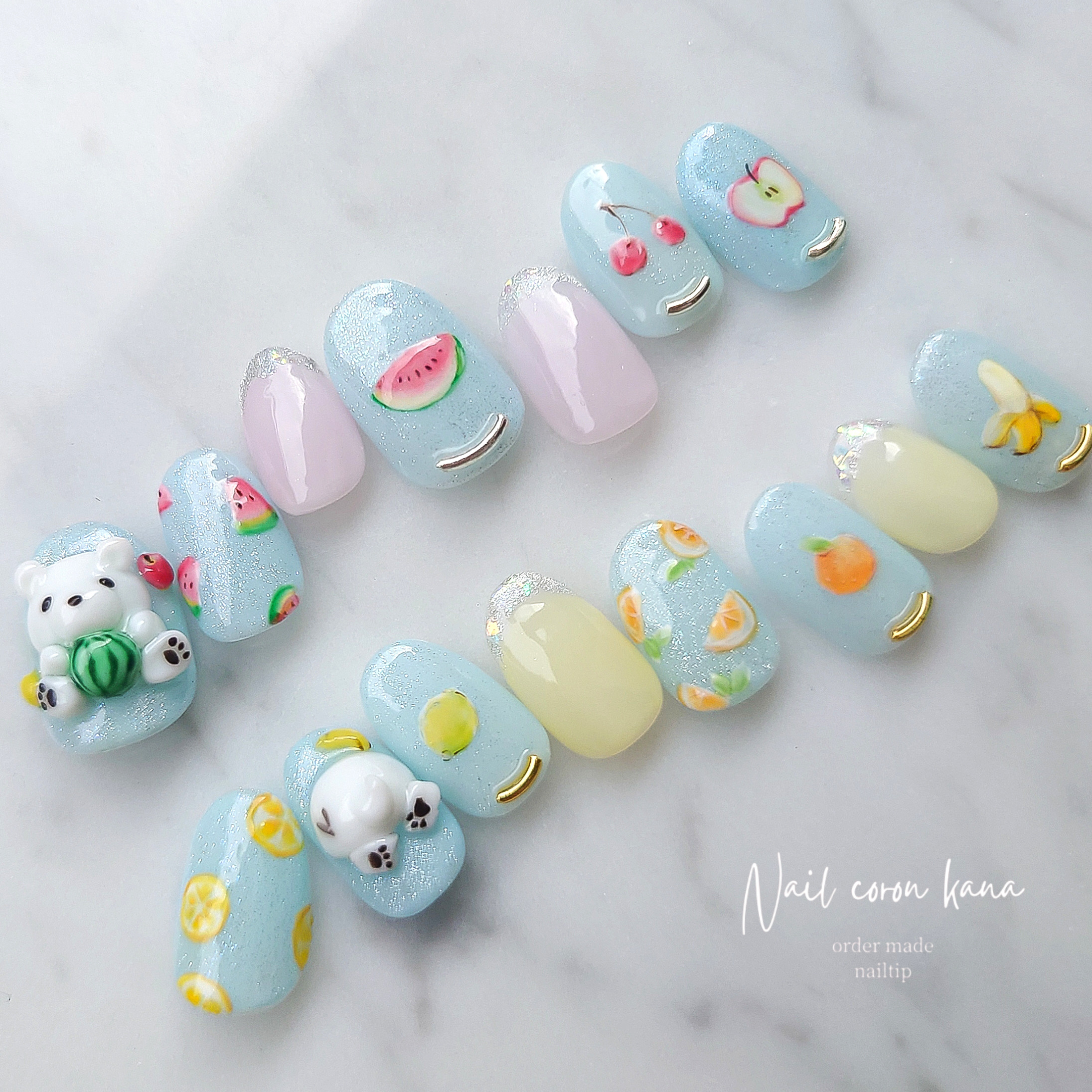 夏物sale中❤️プロフ必読❤️　ネイルチップ　オーダー