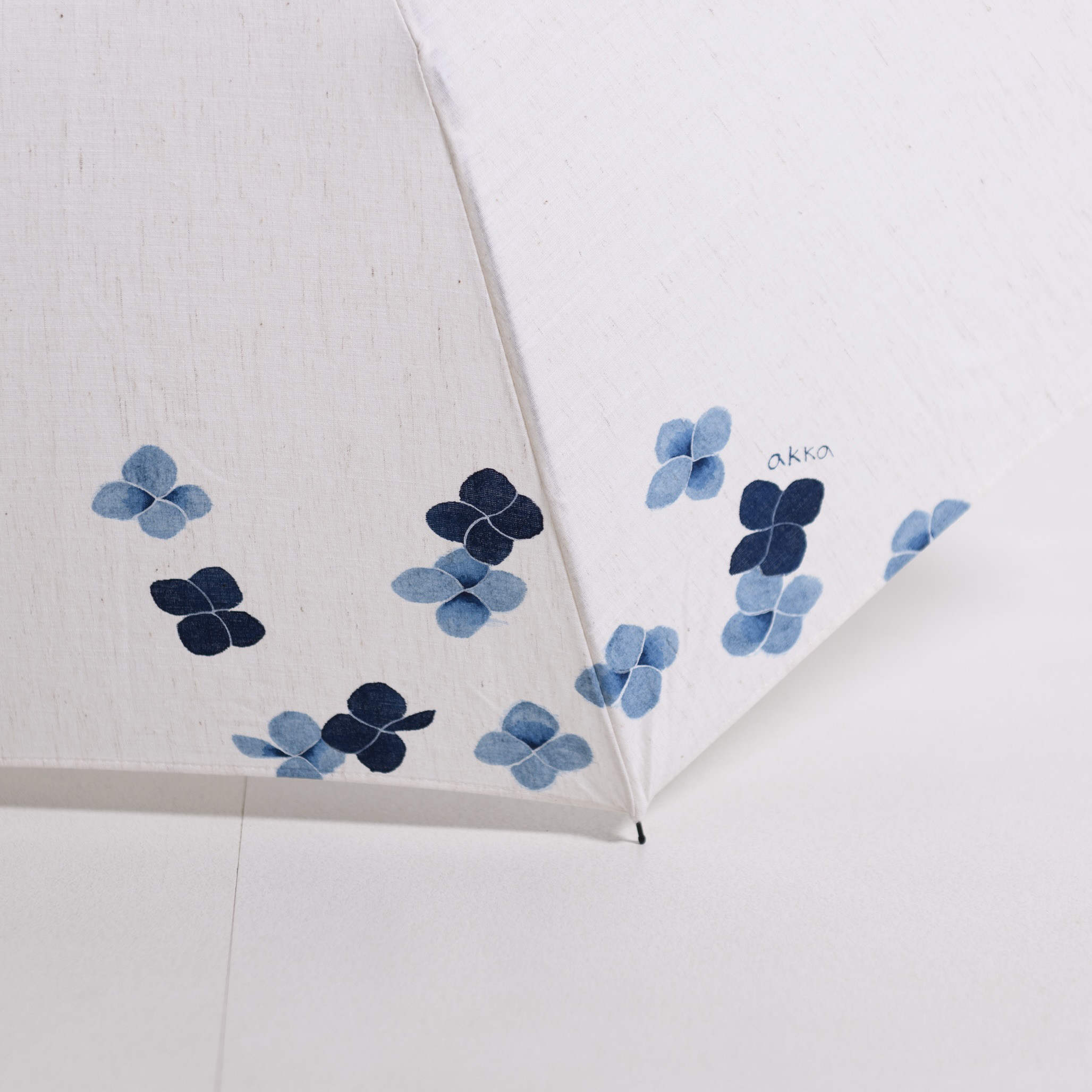 軽い手描き日傘・紫陽花