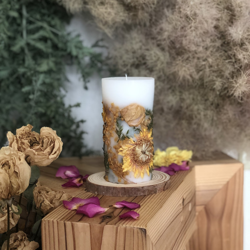 Gerbera ボタニカルキャンドルホルダーset