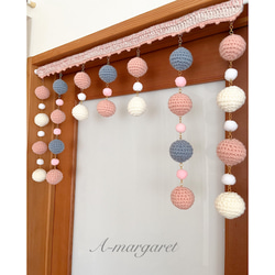 お花のカフェカーテン カーテン A-margaret 通販 18041342｜Creema