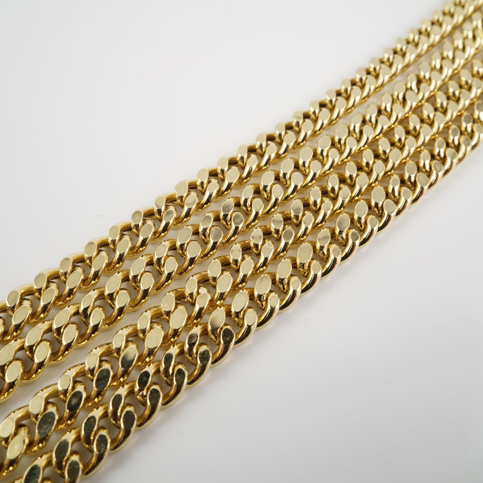 18金喜平チェーン 幅3.7mm 長さ50cm 重さ20g 即発送可 K202407  