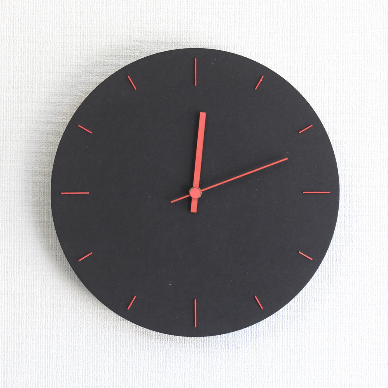 掛け時計 elegante-black-r デザイン シンプル 繊細 おしゃれ 木製 8,030円