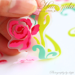 ウォールステッカー「消臭抗菌・バラの縁飾り」 DWS-471 8枚目の画像