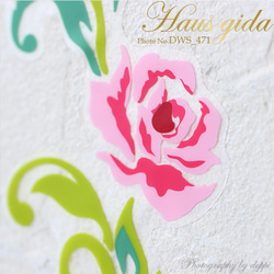 ウォールステッカー「消臭抗菌・バラの縁飾り」 DWS-471 7枚目の画像