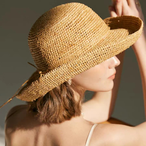 【極美品】アシーナニューヨーク ローズマリー ラフィアハット 麦わら帽子 夏上品 極美品】アシーナニューヨーク ローズマリー ラフィアハット