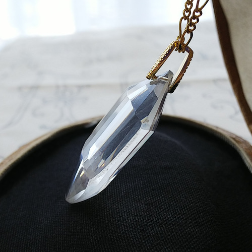 アンティーク アールデコ・Shield／Crystal-Glass（35×25