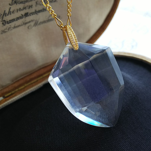 アンティーク アールデコ・Shield／Crystal-Glass（35×25