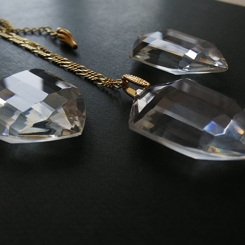 アンティーク アールデコ・Shield／Crystal-Glass（35×25