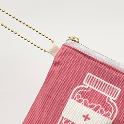 小さなおくすりポーチ（オレンジ） 12枚目の画像