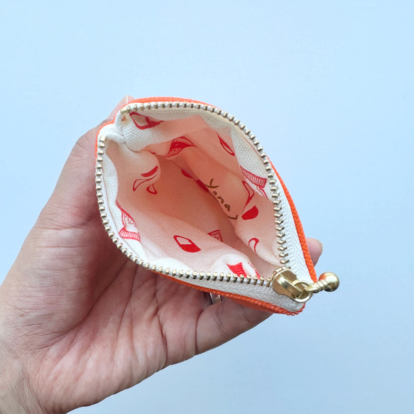 小さなおくすりポーチ（オレンジ） 9枚目の画像