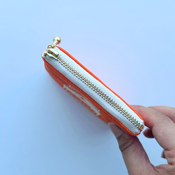 小さなおくすりポーチ（オレンジ） 4枚目の画像