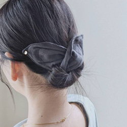 洗いこまれたベルギーリネン♡大人のためのデフトバン小さめ〜全5色〜　春　夏　 11枚目の画像