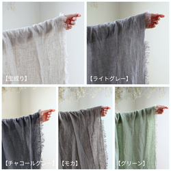 洗いこまれたベルギーリネン♡大人のためのデフトバン小さめ〜全5色〜　春　夏　 9枚目の画像