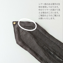 洗いこまれたベルギーリネン♡大人のためのデフトバン小さめ〜全5色〜　春　夏　 10枚目の画像