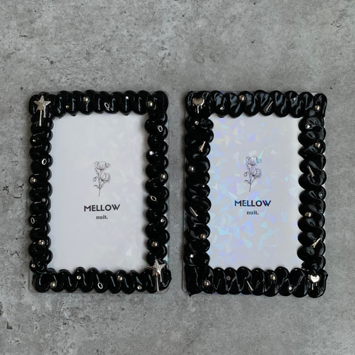 B7トレカケース】ホロ硬質ケース ホイップデコ 『melt』 black