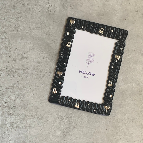 B7トレカケース】硬質ケース 『 melt 』 black whip deco