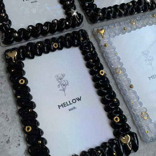 B7トレカケース】ホロ硬質ケース ホイップデコ 『melt』 black