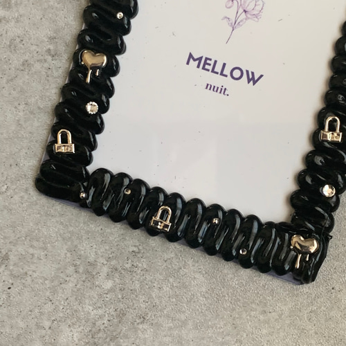 B7トレカケース】硬質ケース 『 melt 』 black whip deco