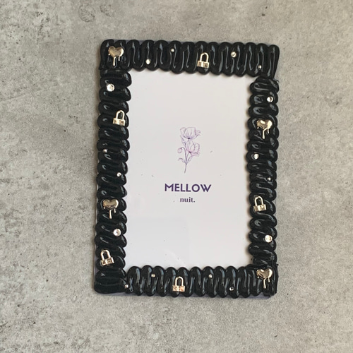 B7トレカケース】硬質ケース 『 melt 』 black whip deco