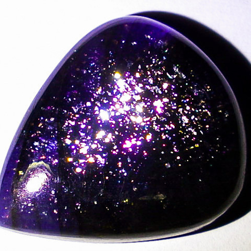 ☆輝く星々☆アイオライトサンストーン☆21.7ct/24.5mm天然石菫
