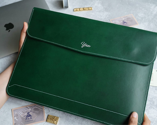 手作りレザー ノートパソコンケース df19619970359a63fdbd1601c248d8