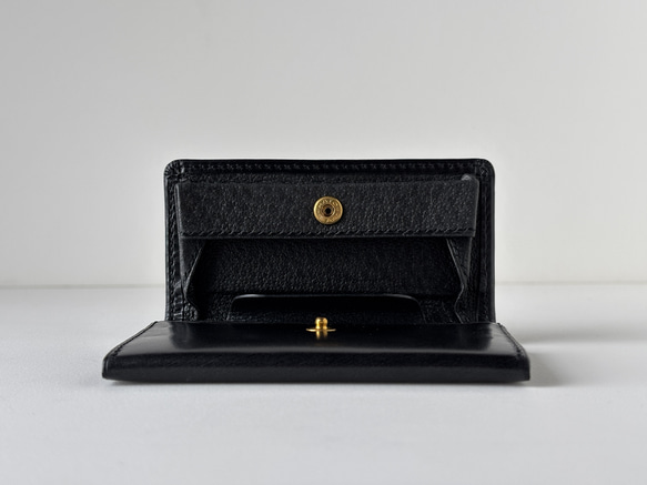 風琴マチコンパクトウォレット ｜ 革財布/コンパクト 4枚目の画像