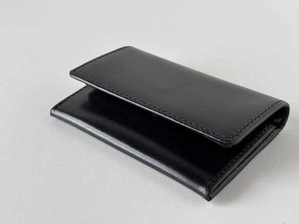 風琴マチコンパクトウォレット ｜ 革財布/コンパクト 1枚目の画像