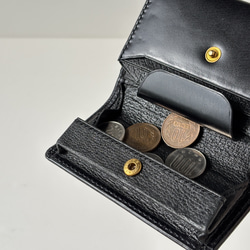 風琴マチコンパクトウォレット ｜ 革財布/コンパクト 7枚目の画像