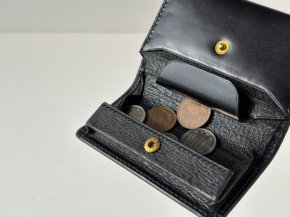 風琴マチコンパクトウォレット ｜ 革財布/コンパクト 7枚目の画像